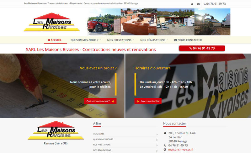 Les Maisons Rivoises - Constructions neuves et rénovations à Renage